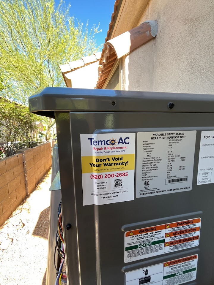 Temco AC Repair & Replacement project